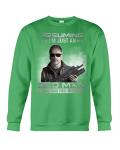 Arnold Schwarzenegger Terminator Old Man T-Shirt For Fans Sweatshirt