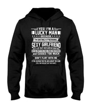 Load image into Gallery viewer, Lucky Man Have Sexy Girlfriend Gift For Couple Tee Hoodie