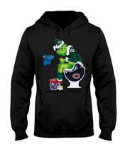 Load image into Gallery viewer, Grinch Green Bay Packers Funny Tee Hoodie