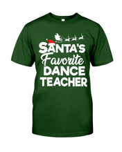 Load image into Gallery viewer, Santa Dance Teacher Christmas Shirt Guys Tee