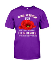 Load image into Gallery viewer, Wwii Veteran Son Gift For Veterab Mom Guys Tee