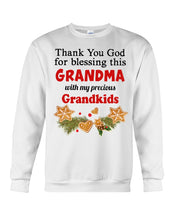 Load image into Gallery viewer, Blessing My Grandma Christmas Gift For Family Sweatshirt