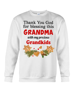 Blessing My Grandma Christmas Gift For Family Sweatshirt