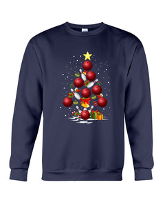 Bowling   Bowling Christmas Tree Christmas T-Shirt Sweatshirt