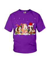 Load image into Gallery viewer, Cute Guinea Pigs Christmas Gift For Guinea Pigs Lovers Youth Tee