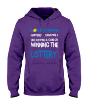 Load image into Gallery viewer, Down Syndrome Lottery Black T-Shirt Gift Hoodie