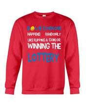 Load image into Gallery viewer, Down Syndrome Lottery Black T-Shirt Gift Sweatshirt