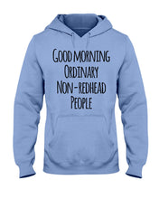 Load image into Gallery viewer, Redhead Good Morning White Mug Hoodie