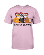 Load image into Gallery viewer, Santa Claws Funny Gift Christmas Gift For Cat Lovers Guys Tee