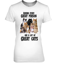 Load image into Gallery viewer, A Lot Of Great Cat  Shirt For Cat Lovers Ladies Tee