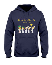 Load image into Gallery viewer, St Lucia Child Of Light God Jesus Christmas Gift Hoodie