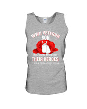 Load image into Gallery viewer, Wwii Veteran Gift For Veteran Dad Quote T-Shirt Unisex Tank Top