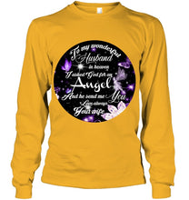 Load image into Gallery viewer, To My Husband In Heaven Gift For Widow Unisex Long Sleeve