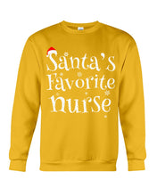 Load image into Gallery viewer, Santa's Favorite Nurse Sweatshirt