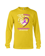 Load image into Gallery viewer, Alzheimer Awareness Daughter For Mom T-Shirt Unisex Long Sleeve