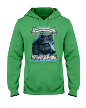 Load image into Gallery viewer, Wolf Lovers Trending Quote Tee Hoodie