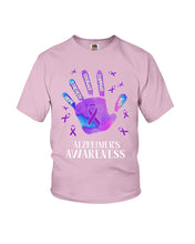 Load image into Gallery viewer, Alzheimers Awareness T-Shirt Youth Tee