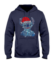 Load image into Gallery viewer, Merry Christmas Stitch Gift For Fans T-Shirt Hoodie