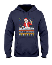 Load image into Gallery viewer, Merry Mixmas - Santa Claus Dj Funny Christmas Gift Hoodie