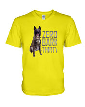 Load image into Gallery viewer, K9 Dog Hero Zero Bark Thirty Guys V-Neck