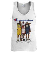 Load image into Gallery viewer, Nba Champions Jordan Bryant James Legends Unisex Tank Top