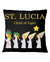 Load image into Gallery viewer, St Lucia Child Of Light God Jesus Christmas Gift Pillow Cover