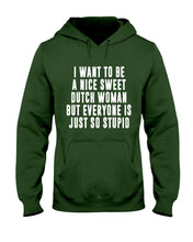 Load image into Gallery viewer, Dutch Woman Sweet Quote Name T-Shirt Hoodie