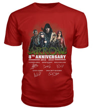 Load image into Gallery viewer, Arrow 8Th Anniversary Gift For Fans Black T-Shirt Guys Tee