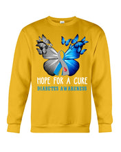 Load image into Gallery viewer, Hope For Cure Diabetes Awareness Sweatshirt