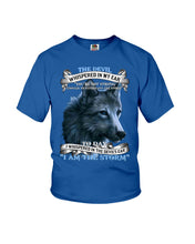 Load image into Gallery viewer, Wolf Lovers Trending Quote Tee Youth Tee