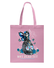 Load image into Gallery viewer, Diabetes Awareness Skull Custom Graphic Tee Basketweave Tote Bag