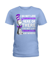 Load image into Gallery viewer, Fibromyalgia Anywhere Break Cancer Spirit T-Shirt Ladies Tee