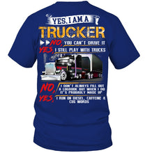 Load image into Gallery viewer, I Am A Trucker Guys Tee