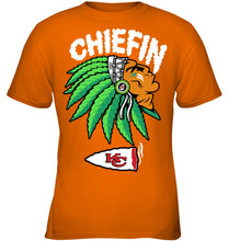 Load image into Gallery viewer, Chiefin Kansas City Chiefs Gift For Fans T-Shirt Youth Tee