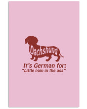 Load image into Gallery viewer, Dachshund German Shirt For Dachshunds Dog Lovers Vertical Poster
