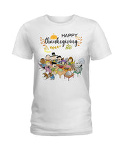 Load image into Gallery viewer, Snoopy Happy Thanksgiving T-Shirt Ladies Tee