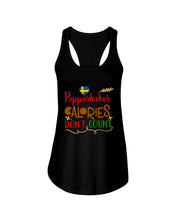 Load image into Gallery viewer, Pepparkakor Calories Don&#39;t Count Ladies Flowy Tank