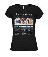Load image into Gallery viewer, Friends 25Th Annivesary F.R.I.E.N.D.S Custom T-Shirt Ladies V-Neck