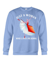 Load image into Gallery viewer, Just A Woman Loves Dancing And Reading Books Sweatshirt