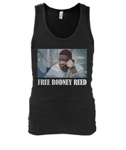 Load image into Gallery viewer, Free Rodney Reed Raise Your Voice 3 Unisex Tank Top
