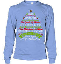 Load image into Gallery viewer, Christmas Tree Eleven Fabric Bundles T-Shirt Unisex Long Sleeve