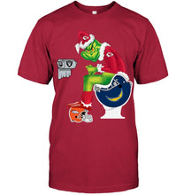 Load image into Gallery viewer, Funny Grinch Kansas Chief Christmas Gift Tee Guys Tee