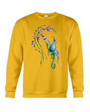 Load image into Gallery viewer, Dragon With Butterfly Wings Dragon Flowers Sweatshirt