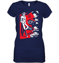 Load image into Gallery viewer, See You Space Cowboy Trending  Shirt Ladies V-Neck