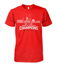 Load image into Gallery viewer, Washington Nationals World Series Champions Mlb 2019 Custom T-Shirt For Fans Guys Tee