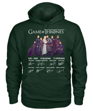 Load image into Gallery viewer, Game Of Throne Autograph 8 Years Anniversary T-Shirtr Hoodie