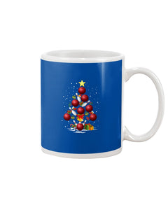 Bowling   Bowling Christmas Tree Christmas T-Shirt Mug