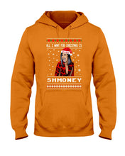 Load image into Gallery viewer, Demi Lovato All I Want For Christmas Is Shmoney Hoodie
