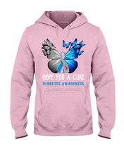 Load image into Gallery viewer, Hope For Cure Diabetes Awareness Hoodie
