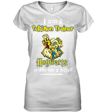 Load image into Gallery viewer, Pokemon Trainer Harry Potter Fans T-Shirt Ladies V-Neck
